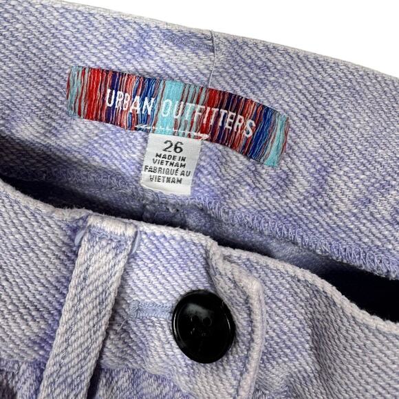 Urban Outfitters Lena Wide Leg Jean Lavender 26 High Waisted Relaxed Fit - Picture 6 of 7